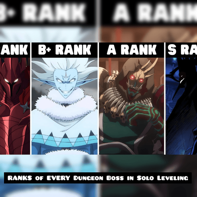 RANKS of EVERY Dungeon Boss in Solo Leveling