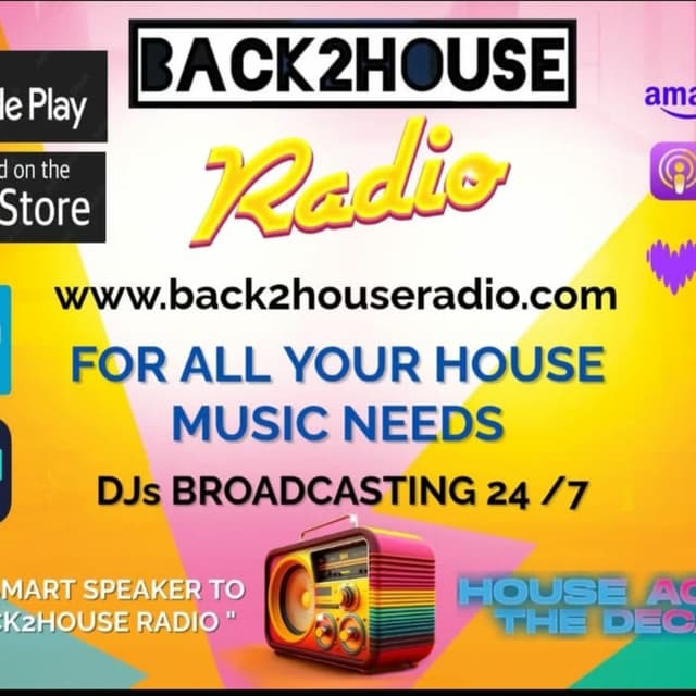 Back2House Radio - Tricia Moore - Music Is The Answer Covered by James Combe - 08.10.2026
