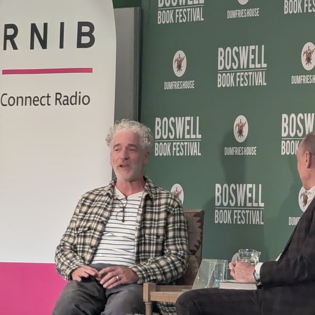 Gordon Buchanan at the Boswell Book Festival