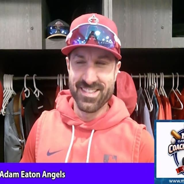 Coach Adam  Eaton Angels & Coach Mayden One on One MLB Classic Interview