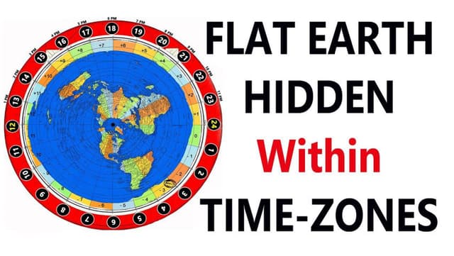 FLAT EARTH Hidden Within Time-Zones