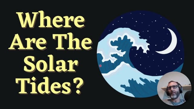 Where Are The Solar Tides?