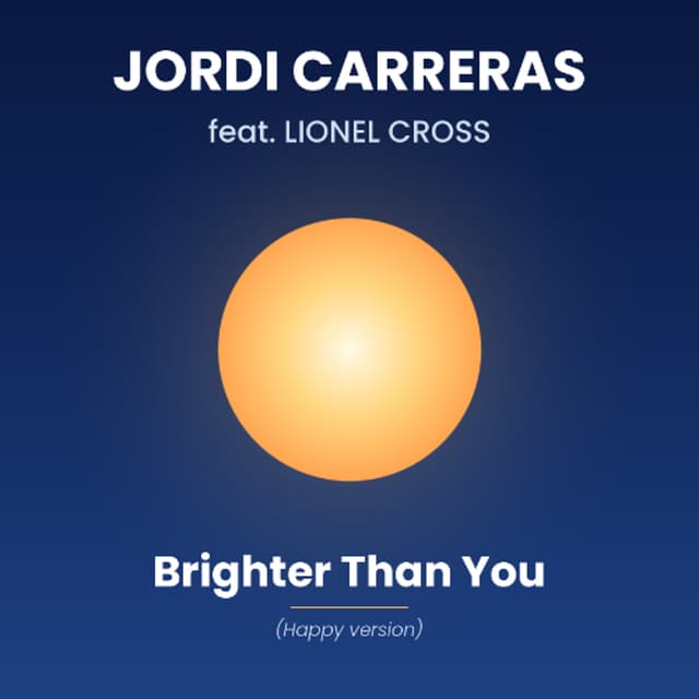 JORDI CARRERAS feat Lionel Cross - Brigther Than You (Happy version)