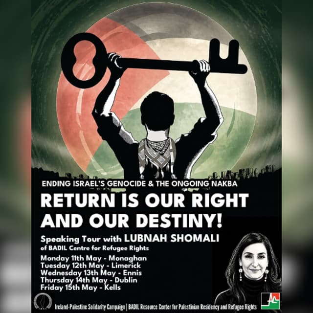 Ireland Palestine Solidarity Event With Lubnah Shomali In Ennis