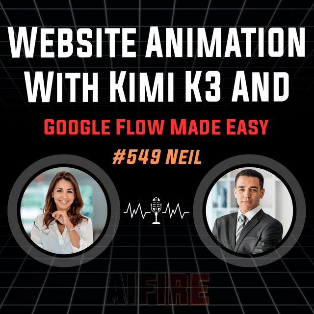 #549 Neil: Website Animation With Kimi K3 And Google Flow Made Easy