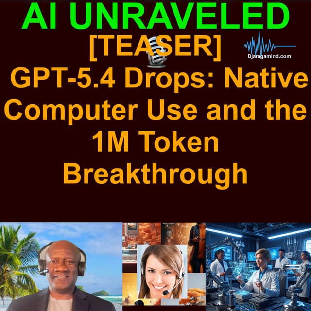 [PULSE] GPT-5.4 Drops: Native Computer Use and the 1M Token Breakthrough (March 05th 2026  Daily AI News Rundown)