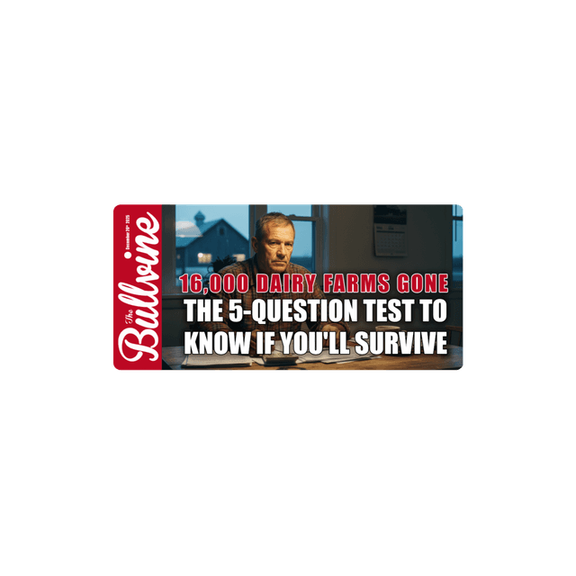 E449 16,000 Dairy Farms Gone: The 5-Question Test to Know If You’ll Survive