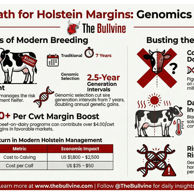 E467  Stop Breeding by Color: Genomics, Heat Stress and Beef‑on‑Dairy Math That Can Add Over $4/cwt to Holstein Margins