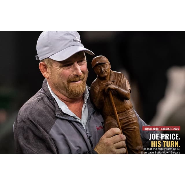 E663 Joe Price Wins the 2026 Klussendorf-MacKenzie Award: Butlerview’s Manager Gets Called to the Shavings