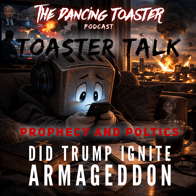 Toaster Talk- Ep 2- Prophecy and Politics: Did Trump ignite Armageddon? – The Dancing Toaster Podcast
