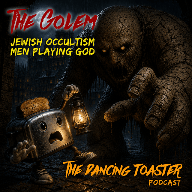 The Golem: Jewish Occultism- Men playing God - The Dancing Toaster podcast- Ep 59