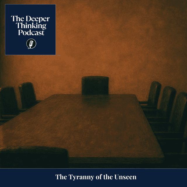 The Tyranny of the Unseen - The Deeper Thinking Podcast