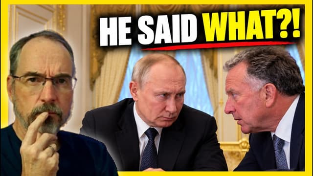 Witkoff Meets Putin—Then Calls Him THIS