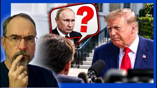A Reporter Finally Asks Trump: Didn’t Putin Start This War?