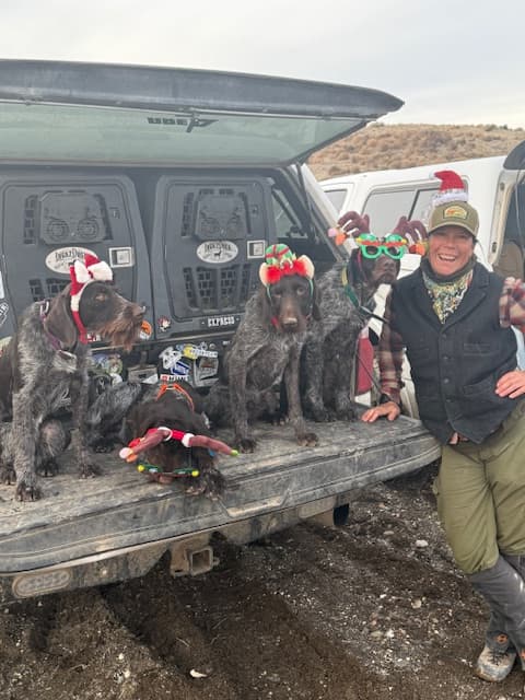 Valley Quail and Rusty with Katie Willis and Kirk Adams