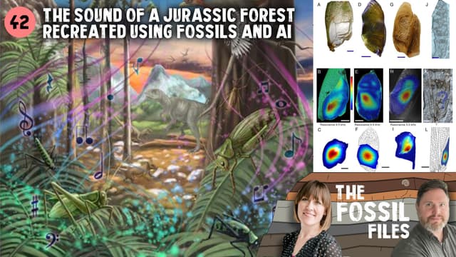 The sound of a Jurassic forest, recreated using fossils and AI