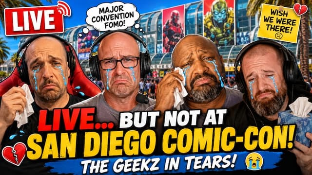 SDCC Without The Geekz?! 😠San Diego Comic-Con News, Reactions, Trailers & Toy Talk LIVE!
