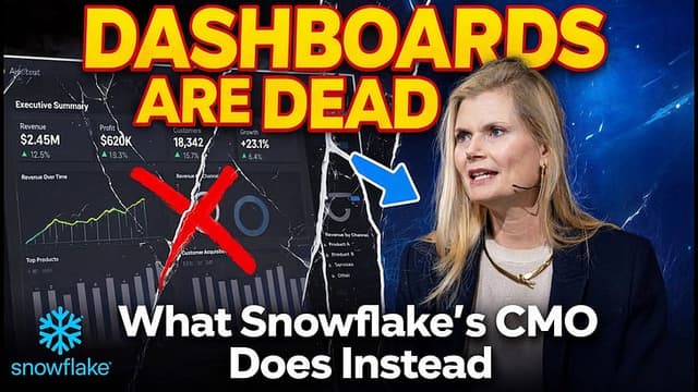 Snowflake’s CMO Runs Marketing for 700 People. She Starts Her Day By Talking to Her Data, Not a Dashboard.