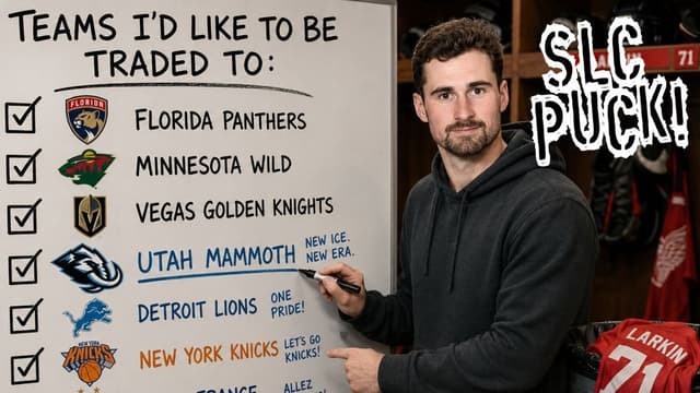 Dylan Larkin to Utah? I’m Not Buying It