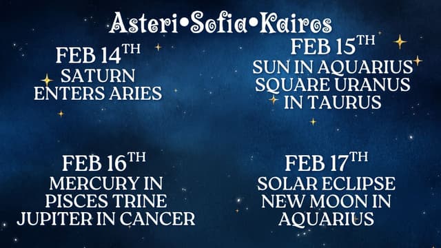 Astrology Weekly Forecast ✨ 11th - 18th February 2026