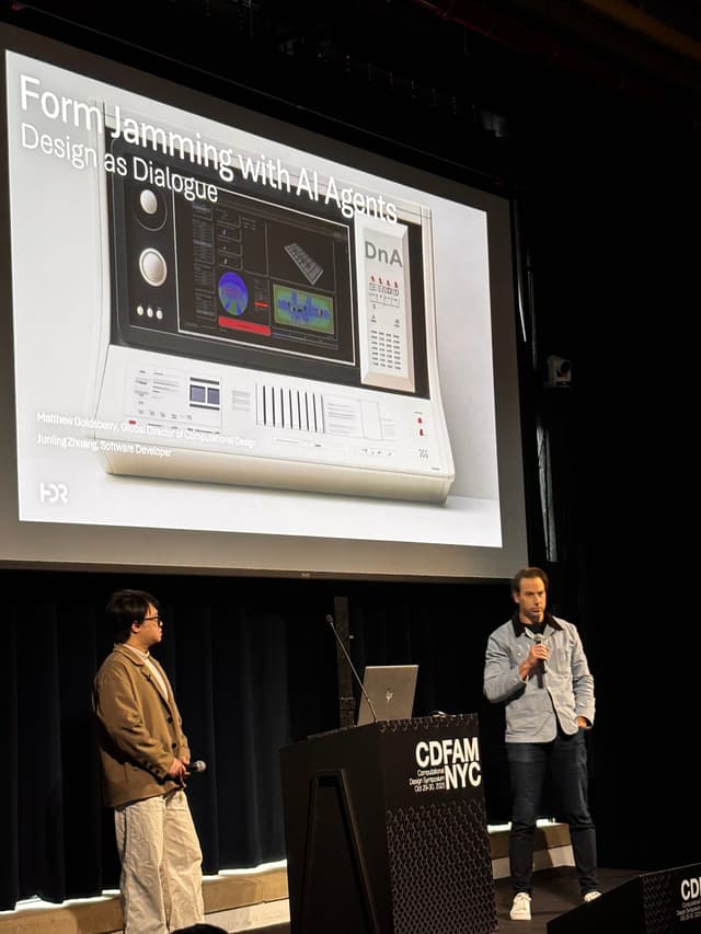 Design as Dialogue: Form Jamming with AI Agents - Matthew Goldsberry & Junling Zhuang - HDR