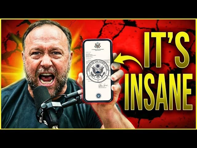 What Alex Jones Just BROKE On His Podcast...