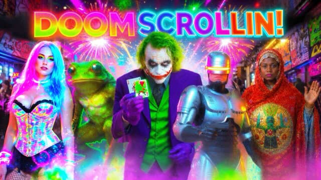 Doom Scrollin: The Joker, Robocop, Goth Vampires, Frogman and The Black Madonna (7/21/26)