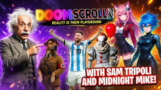 Doom Scrollin: Lionel Messi, Anime Girls, Albert Einstein, Evil Clowns & A Talking Nazi Dog (7/7/26)