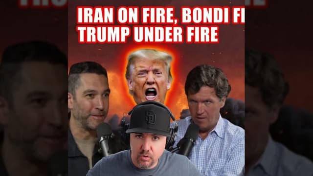 Iran on Fire, Bondi Fired , Trump Under Fire as Israel Assassinates Negotiators AGAIN