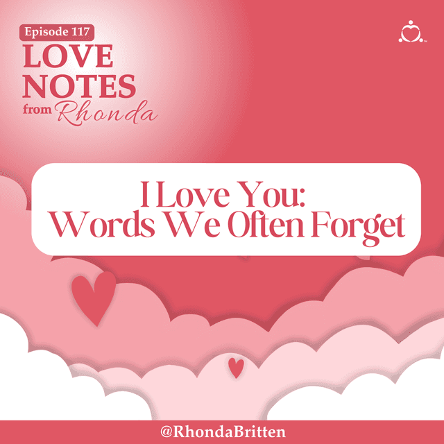 I Love You: Words We Often Forget