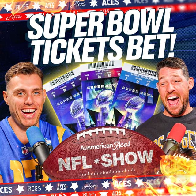 NFL Division Winners REVEALED + The Ultimate Super Bowl Tickets Bet | Aces NFL Show