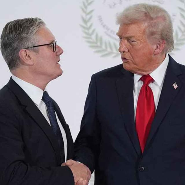 Starmer turns on Trump