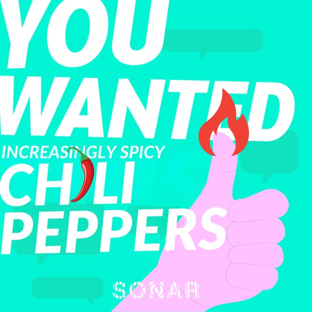 Increasingly Spicy Chili Peppers