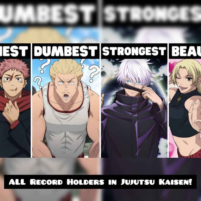 ALL Record Holders in Jujutsu Kaisen!