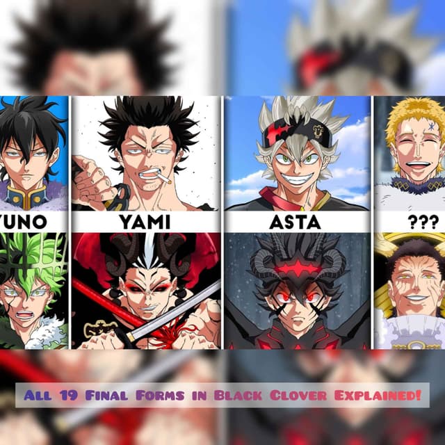 All 19 Final Forms in Black Clover Explained!