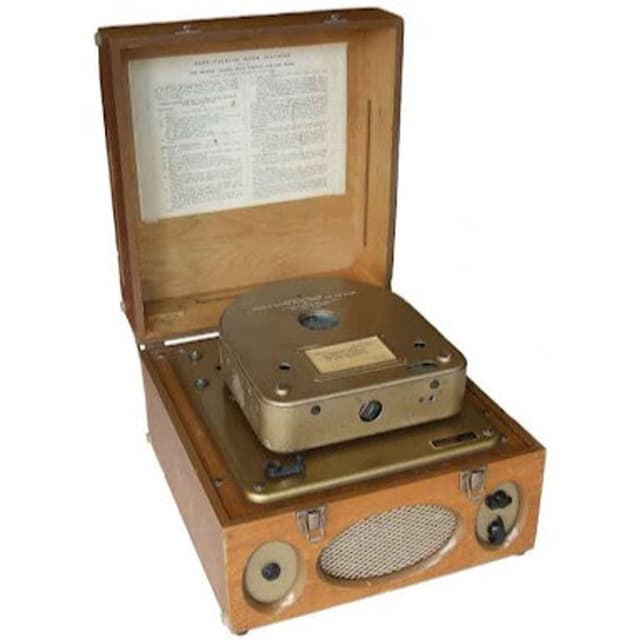Talking Books at 90 - The First Recorded Voices (and the equipment used)