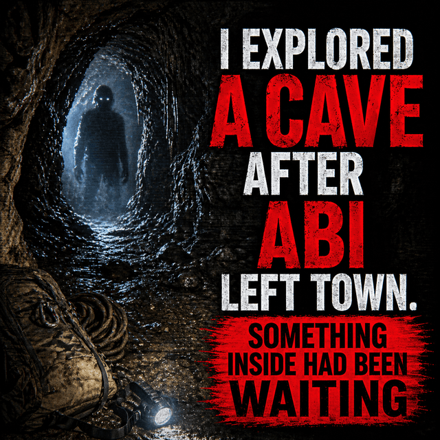 I Explored a Cave After ABI Left Town. Something Inside Had Been Waiting!