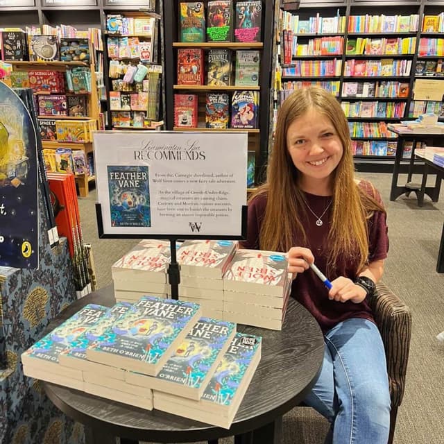 Beth O'Brien - Wolf Siren and Feather Vane - Carnegie Medal for Writing and Scottish Book Trust