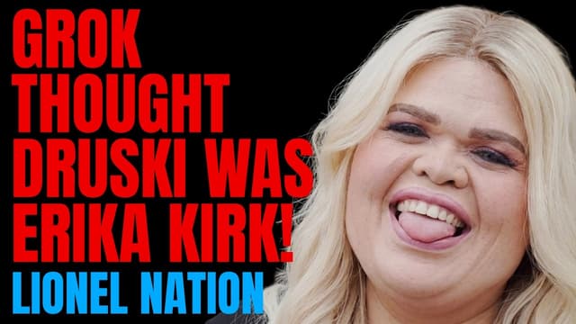 Druski’s Erika Kirk Spoof Fools Grok So Bad It Thought He Was The Real Her – Is She PISSED?
