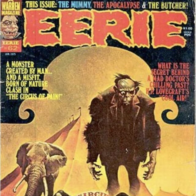 The Bronze Age of Horror Comics! Eerie 62, 1975 w/Kirby!
