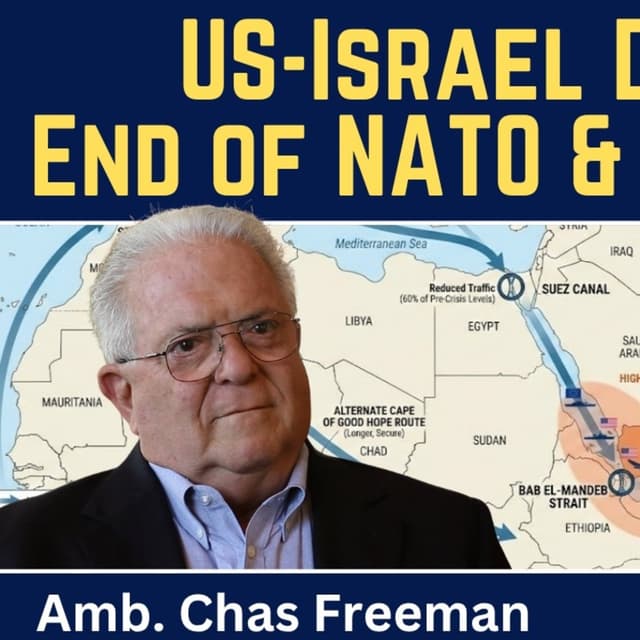 Chas Freeman: US-Israel Divorce, End of NATO & Sea Power