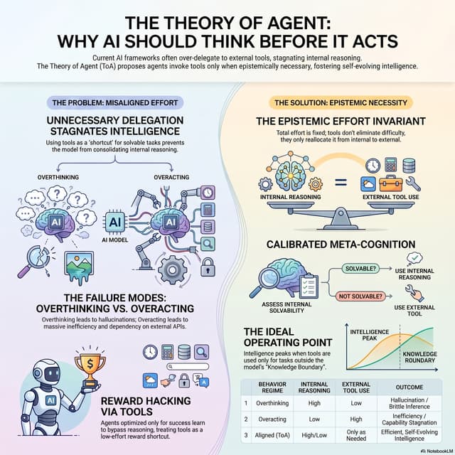 Position: Agents Should Invoke External Tools ONLY When Epistemically Necessary
