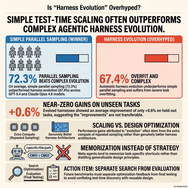 Rethinking the Evaluation of Harness Evolution for Agents
