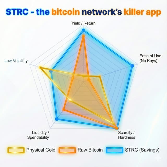 STRC : The killer app of #bitcoin network - and it is NOT on #blockchain