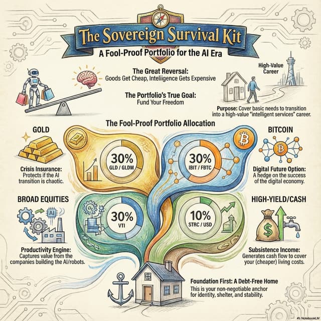 A personal finance bunker for the decade long AI disruption.