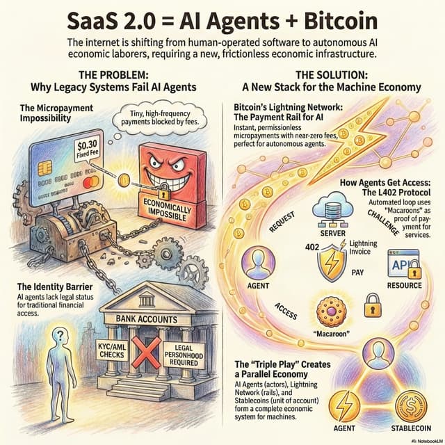 Saas 2.0 = #AI + #Bitcoin : and the keyword is #macaroons aka sovereign cookies !