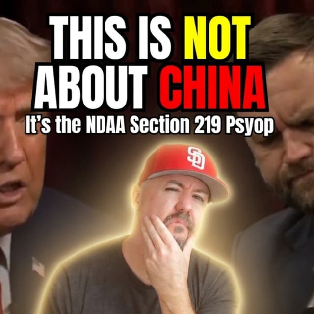Trump Claims China Stole the 2020 Election – But It’s Really a Psyop for Section 219 NDAA & Israel