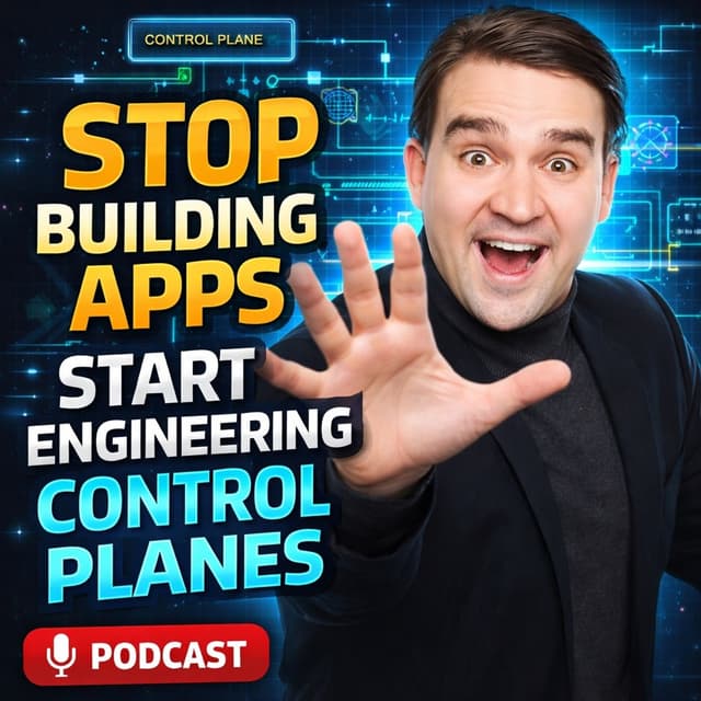 Stop Building Apps, Start Engineering Control Planes