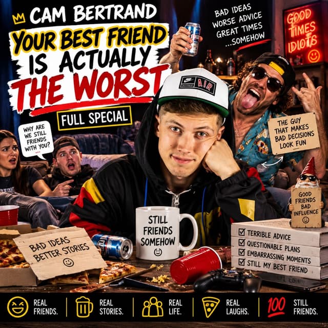 Cam Bertrand – Your Best Friend Is Actually The Worst Full Special (Stand-up Comedy)