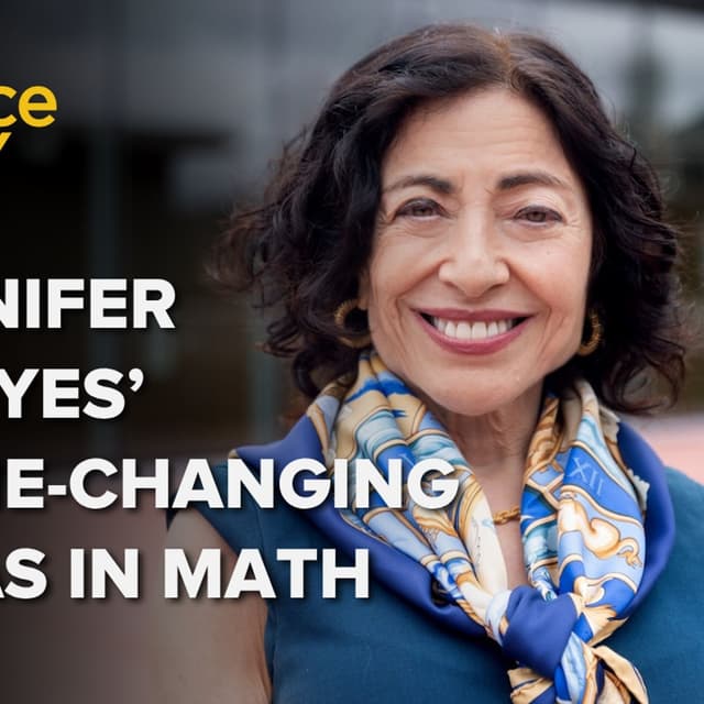 1386: For Jennifer Chayes, math is a 'native tongue'